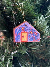 Load image into Gallery viewer, Clay House Ornament #138
