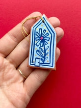 Load image into Gallery viewer, Clay House Ornament #137
