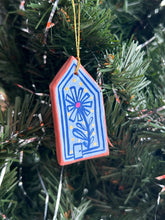 Load image into Gallery viewer, Clay House Ornament #137
