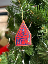 Load image into Gallery viewer, Clay House Ornament #136
