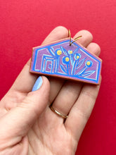 Load image into Gallery viewer, Clay House Ornament #134
