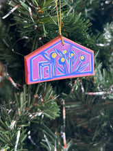 Load image into Gallery viewer, Clay House Ornament #134
