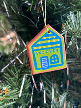 Load image into Gallery viewer, Clay House Ornament #133
