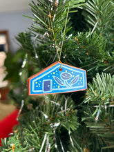 Load image into Gallery viewer, Clay House Ornament #132
