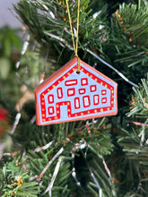 Load image into Gallery viewer, Clay House Ornament #128
