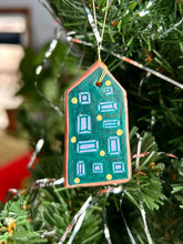 Load image into Gallery viewer, Clay House Ornament #127
