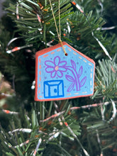 Load image into Gallery viewer, Clay House Ornament #125
