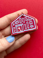 Load image into Gallery viewer, Clay House Ornament #124
