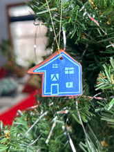 Load image into Gallery viewer, Clay House Ornament #122

