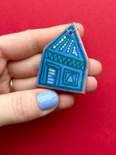 Load image into Gallery viewer, Clay House Ornament #120

