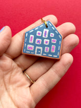 Load image into Gallery viewer, Clay House Ornament #119
