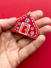 Load image into Gallery viewer, Clay House Ornament #118
