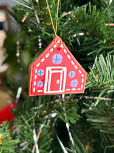Load image into Gallery viewer, Clay House Ornament #118

