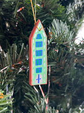 Load image into Gallery viewer, Clay House Ornament #117
