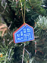 Load image into Gallery viewer, Clay House Ornament #114
