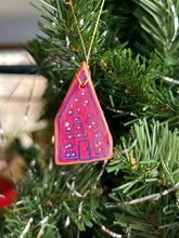 Load image into Gallery viewer, Clay House Ornament #111
