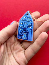 Load image into Gallery viewer, Clay House Ornament #110
