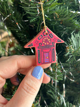 Load image into Gallery viewer, Clay House Ornament #109
