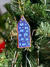 Load image into Gallery viewer, Clay House Ornament #106
