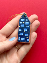 Load image into Gallery viewer, Clay House Ornament #106
