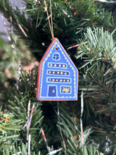 Load image into Gallery viewer, Clay House Ornament #105
