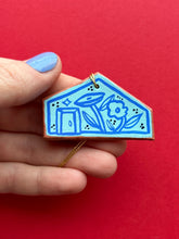 Load image into Gallery viewer, Clay House Ornament #104
