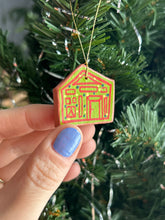 Load image into Gallery viewer, Clay House Ornament #103
