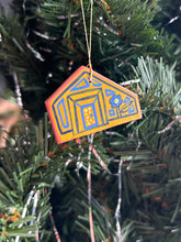 Load image into Gallery viewer, Clay House Ornament #102
