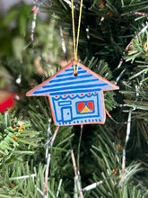 Load image into Gallery viewer, Clay House Ornament #100

