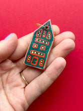 Load image into Gallery viewer, Clay House Ornament #98
