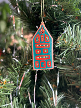 Load image into Gallery viewer, Clay House Ornament #98
