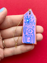Load image into Gallery viewer, Clay House Ornament #97
