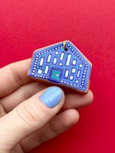 Load image into Gallery viewer, Clay House Ornament #91
