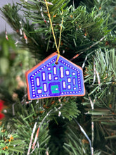 Load image into Gallery viewer, Clay House Ornament #91
