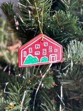 Load image into Gallery viewer, Clay House Ornament #88

