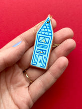 Load image into Gallery viewer, Clay House Ornament #87
