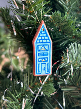 Load image into Gallery viewer, Clay House Ornament #87
