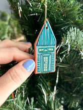 Load image into Gallery viewer, Clay House Ornament #85
