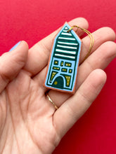Load image into Gallery viewer, Clay House Ornament #84
