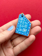 Load image into Gallery viewer, Clay House Ornament #82
