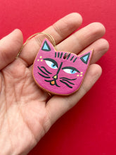 Load image into Gallery viewer, Clay Cat Ornament #41
