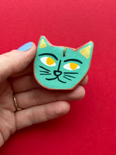 Load image into Gallery viewer, Clay Cat Ornament #42
