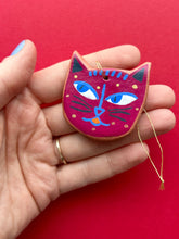 Load image into Gallery viewer, Clay Cat Ornament #45
