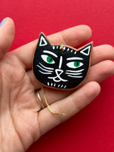 Load image into Gallery viewer, Clay Cat Ornament #46
