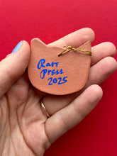 Load image into Gallery viewer, Clay Cat Ornament #47
