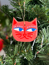 Load image into Gallery viewer, Clay Cat Ornament #48
