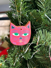 Load image into Gallery viewer, Clay Cat Ornament #49
