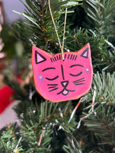 Load image into Gallery viewer, Clay Cat Ornament #50
