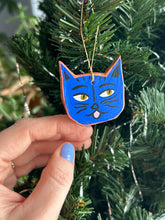 Load image into Gallery viewer, Clay Cat Ornament #51
