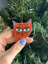 Load image into Gallery viewer, Clay Cat Ornament #53
